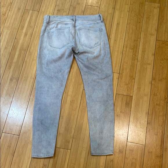 Express Women's Soft Light Gray Ankle Skinny Legging "MIA" Mid Rise size 4R - Picture 6 of 10